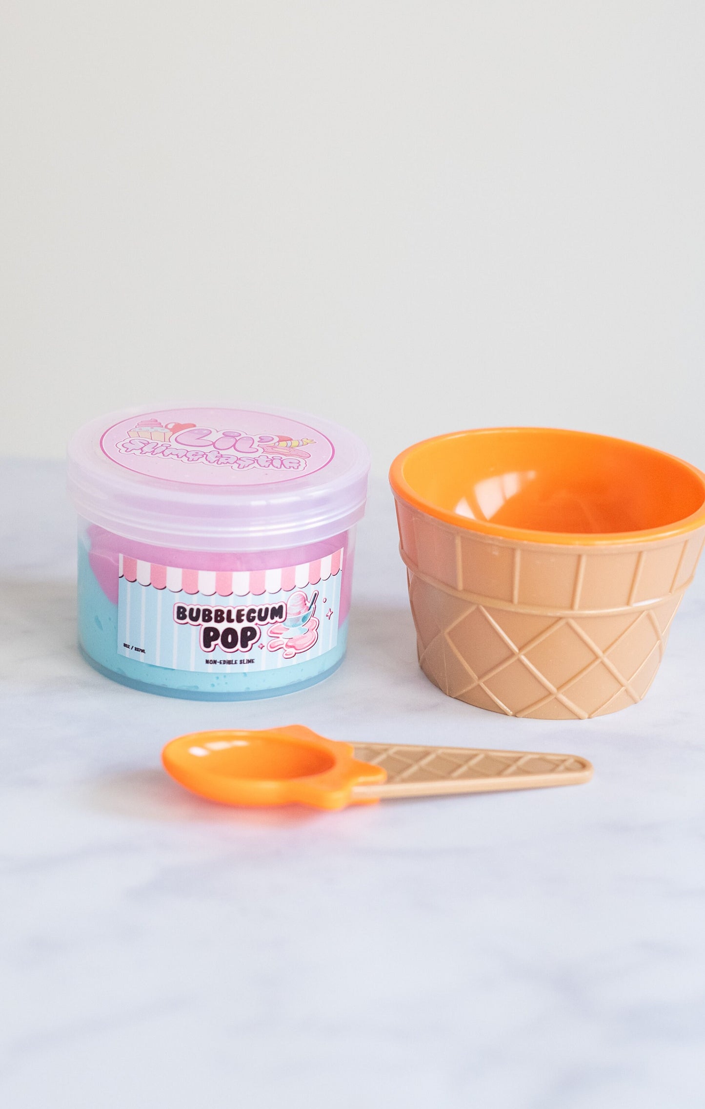 Ice Cream Bowl & Spoon Set: Kids Kitchen Pretend Play