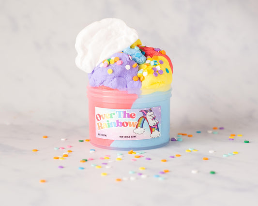Over The Rainbow Cloud Creme Scented Slime DIY Kit 8oz
