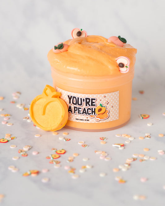 Peach Scented Butter Scented Slime 8oz