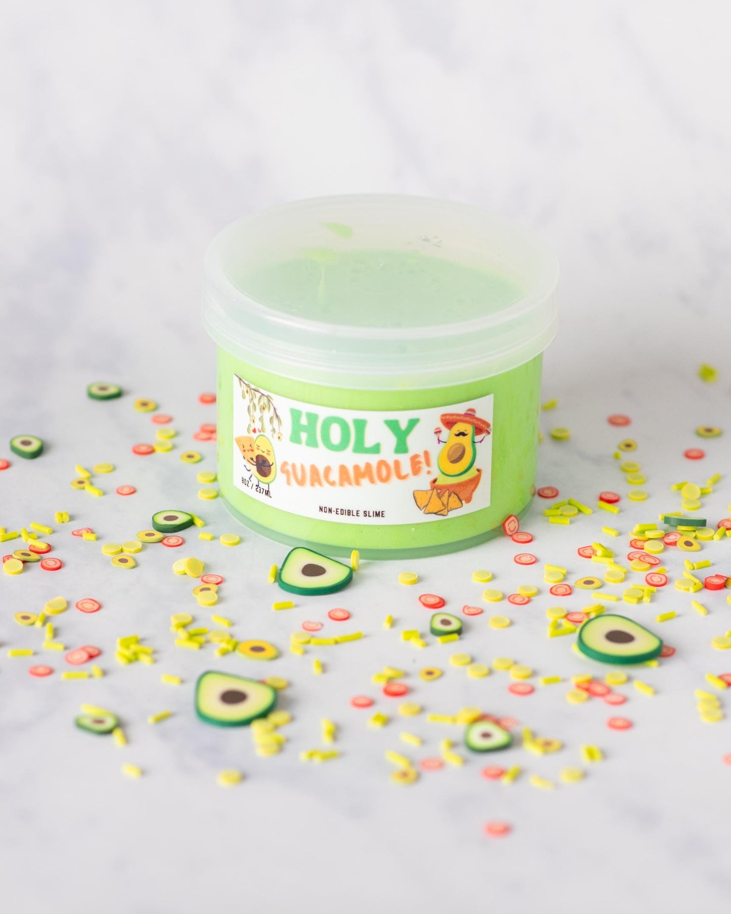 Holy Guacamole Jelly Cube Avalanche Scented Slime 8oz
