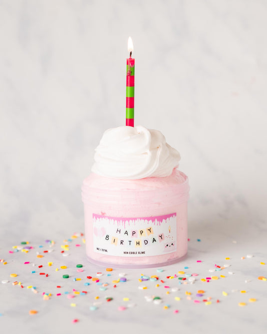 Happy Birthday Scented Slime Butter/Frosting 8oz
