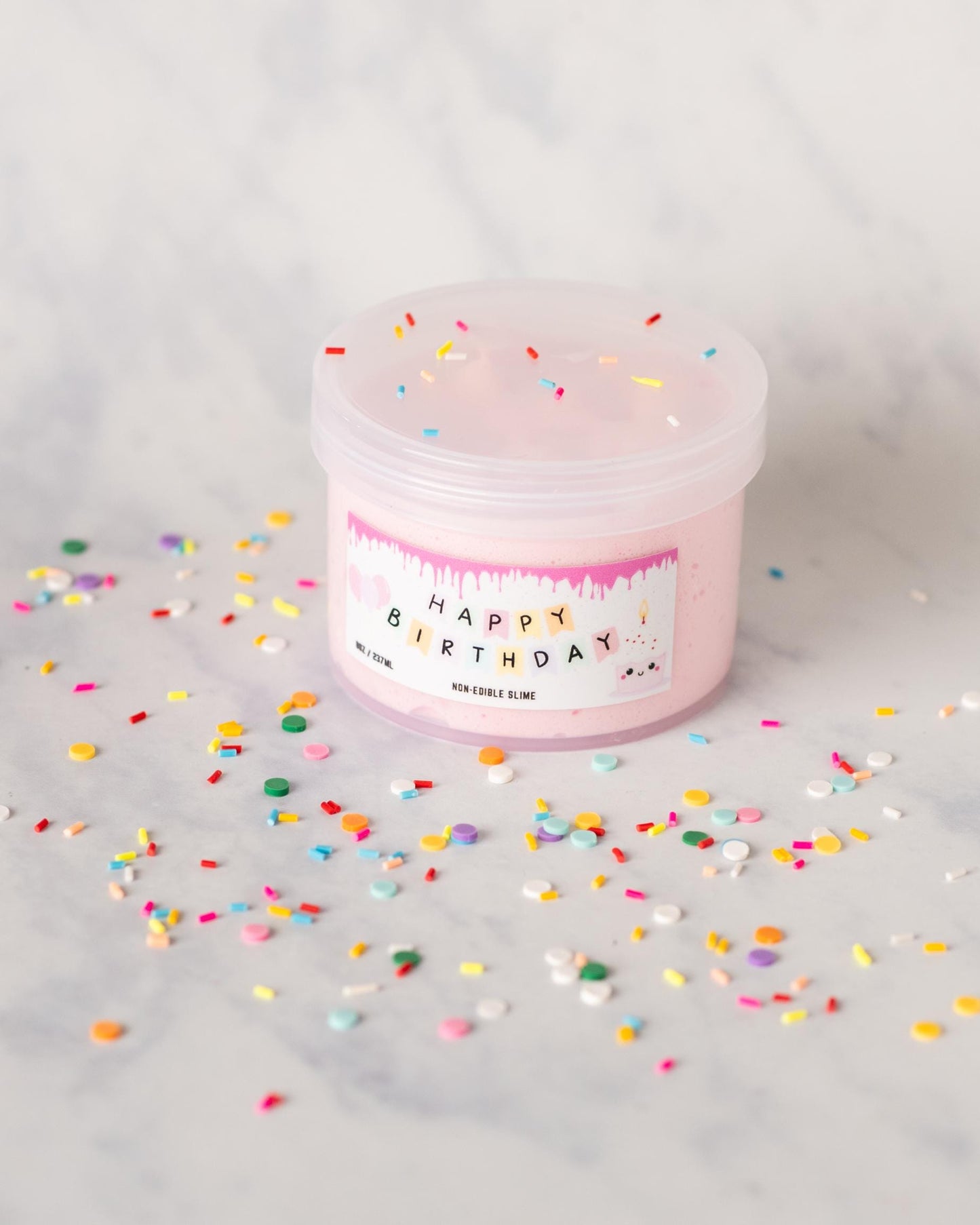 Happy Birthday Scented Slime Butter/Frosting 8oz