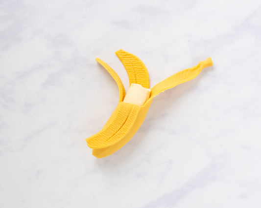 Banana Squishy Stress Ball by Lil' Slimetastic, view 2