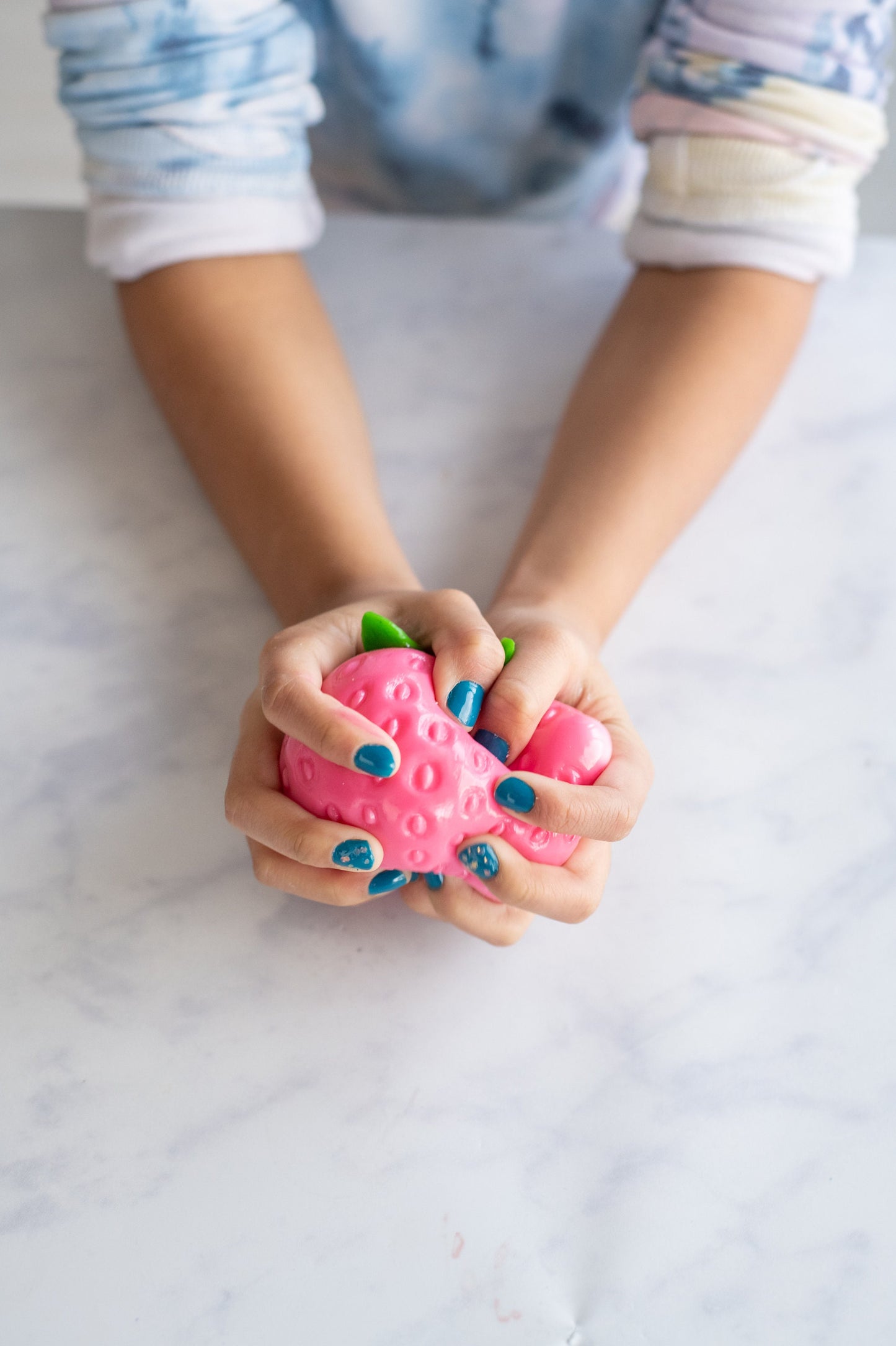 Strawberry Stress Ball: Sensory Squeeze Toy, Anxiety Relief