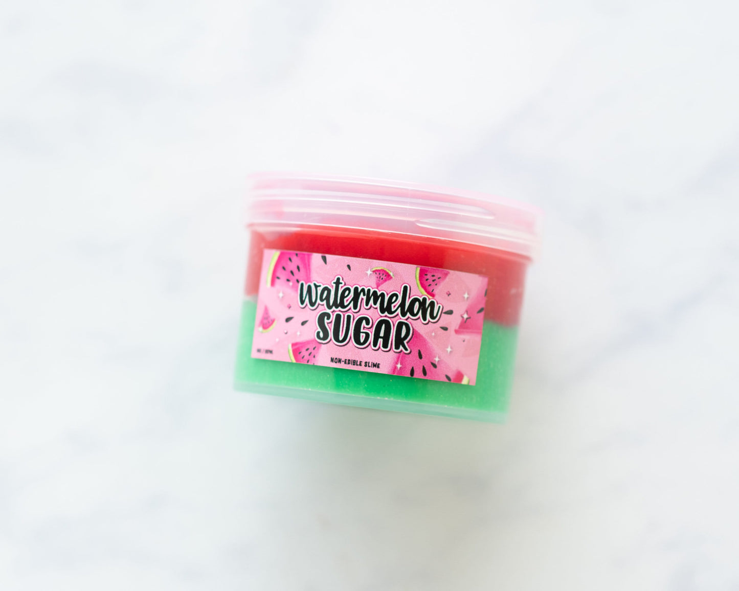 Watermelon Sugar Floam Jelly Cube Scented Slime 8oz