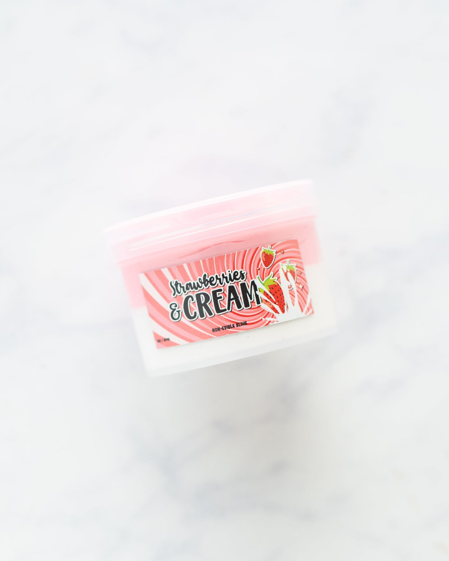 Strawberries & Cream Cloud Creme Scented Slime DIY Kit 8oz