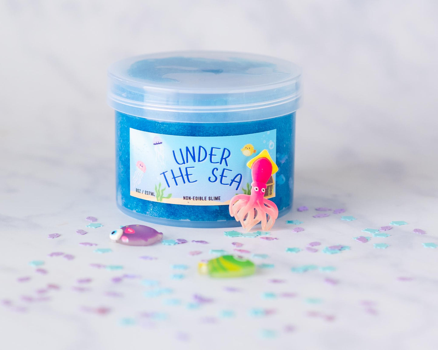 Under the Sea Thick Clear Scented Slime 8oz