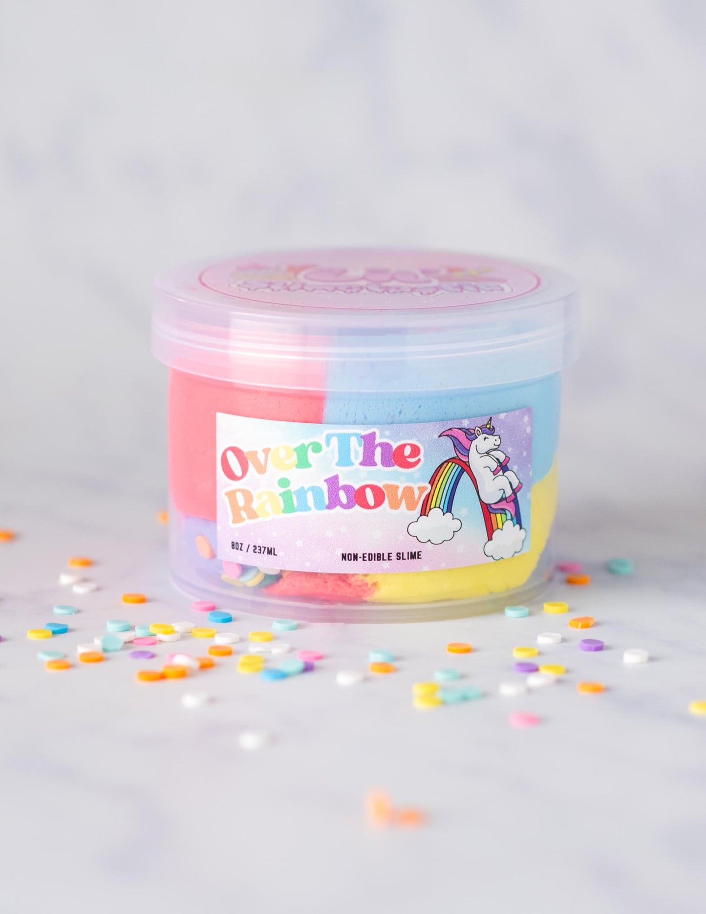 Over The Rainbow Cloud Creme Scented Slime DIY Kit 8oz