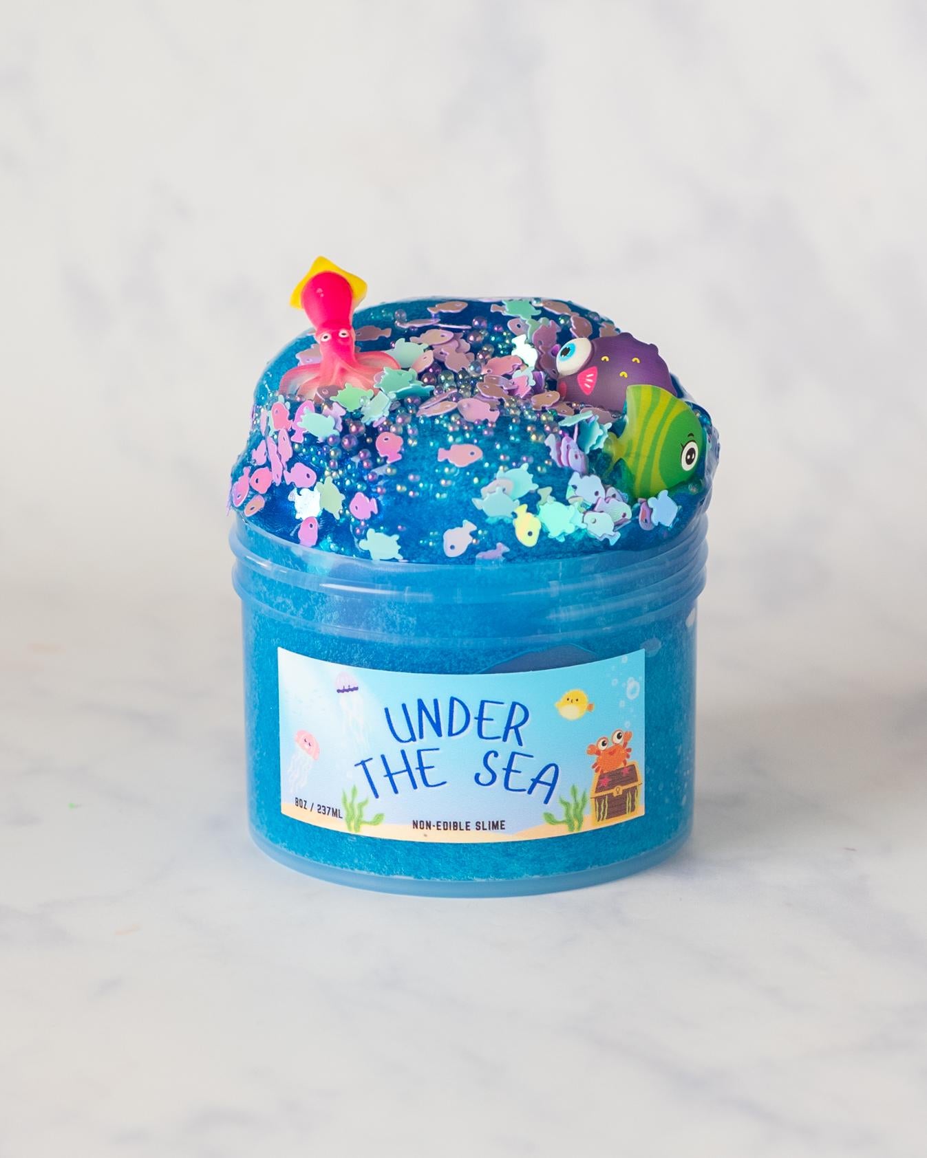 Under the Sea Thick Clear Scented Slime 8oz