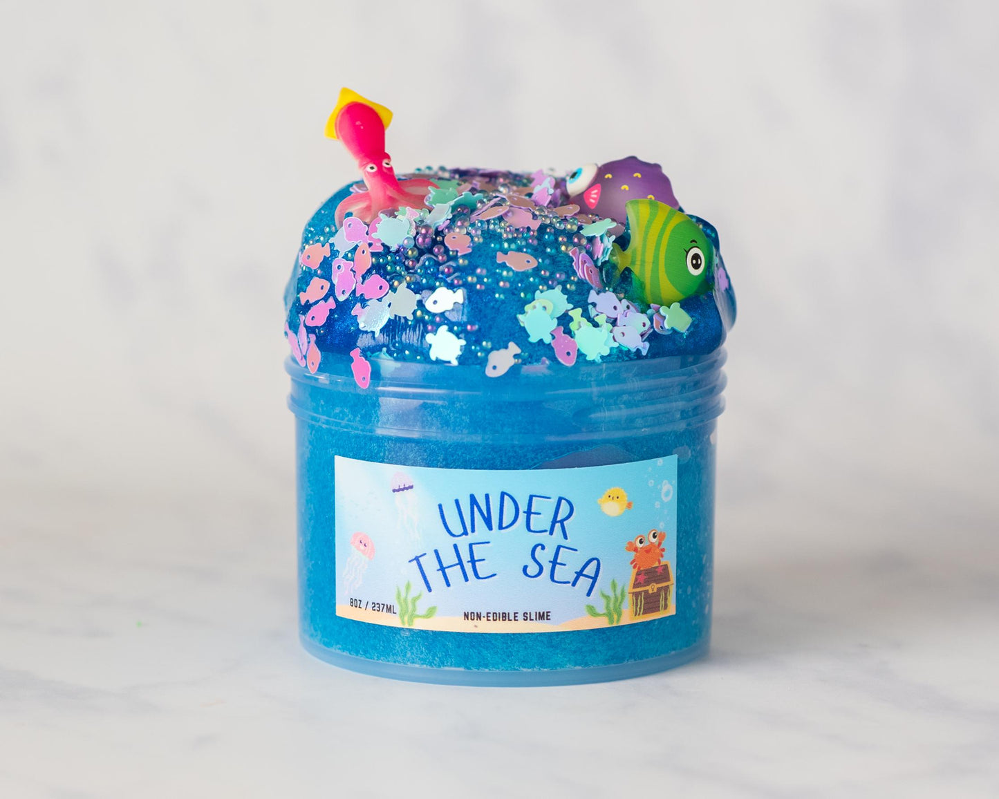 Under the Sea Thick Clear Scented Slime 8oz