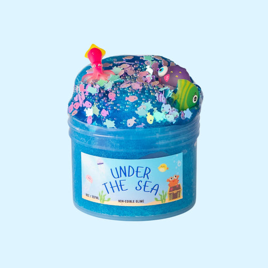 Under the Sea Thick Clear Scented Slime 8oz