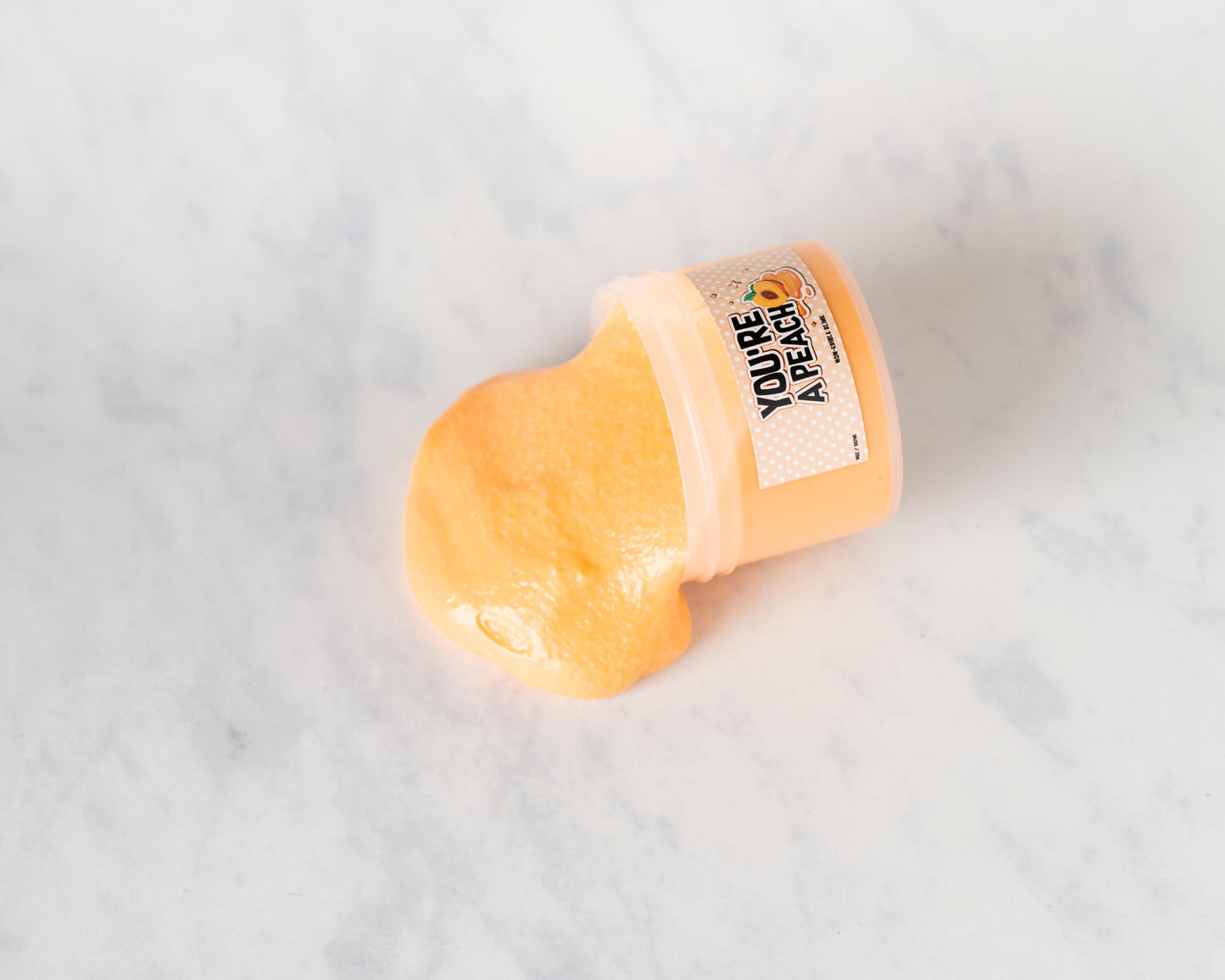 Peach Scented Butter Scented Slime 8oz