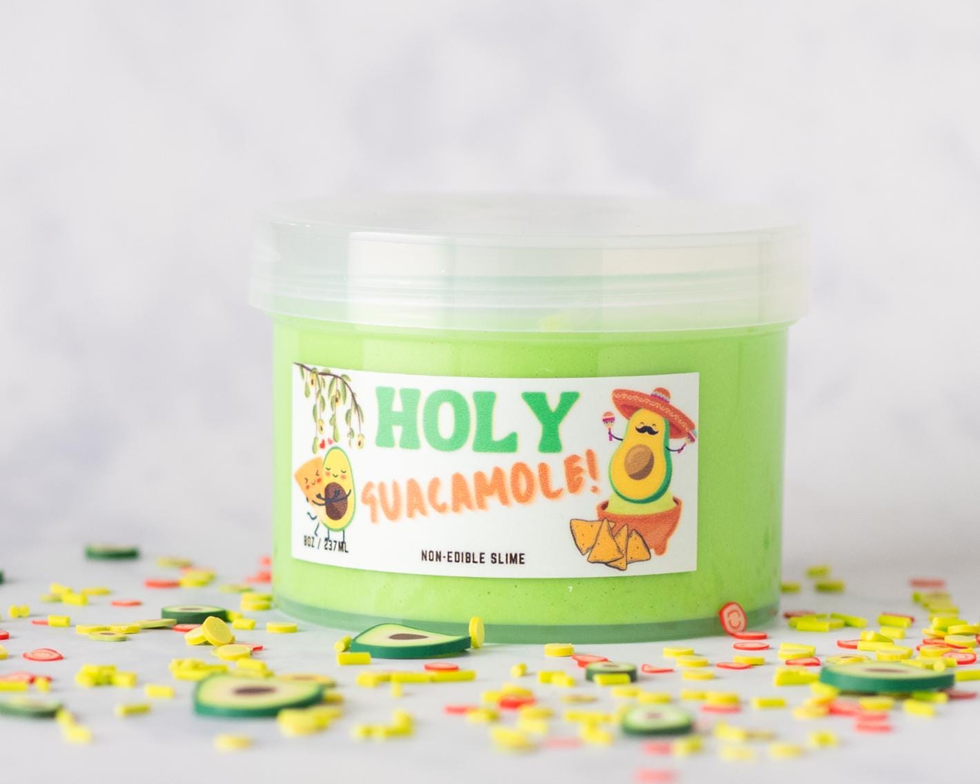 Holy Guacamole Jelly Cube Avalanche Scented Slime 8oz