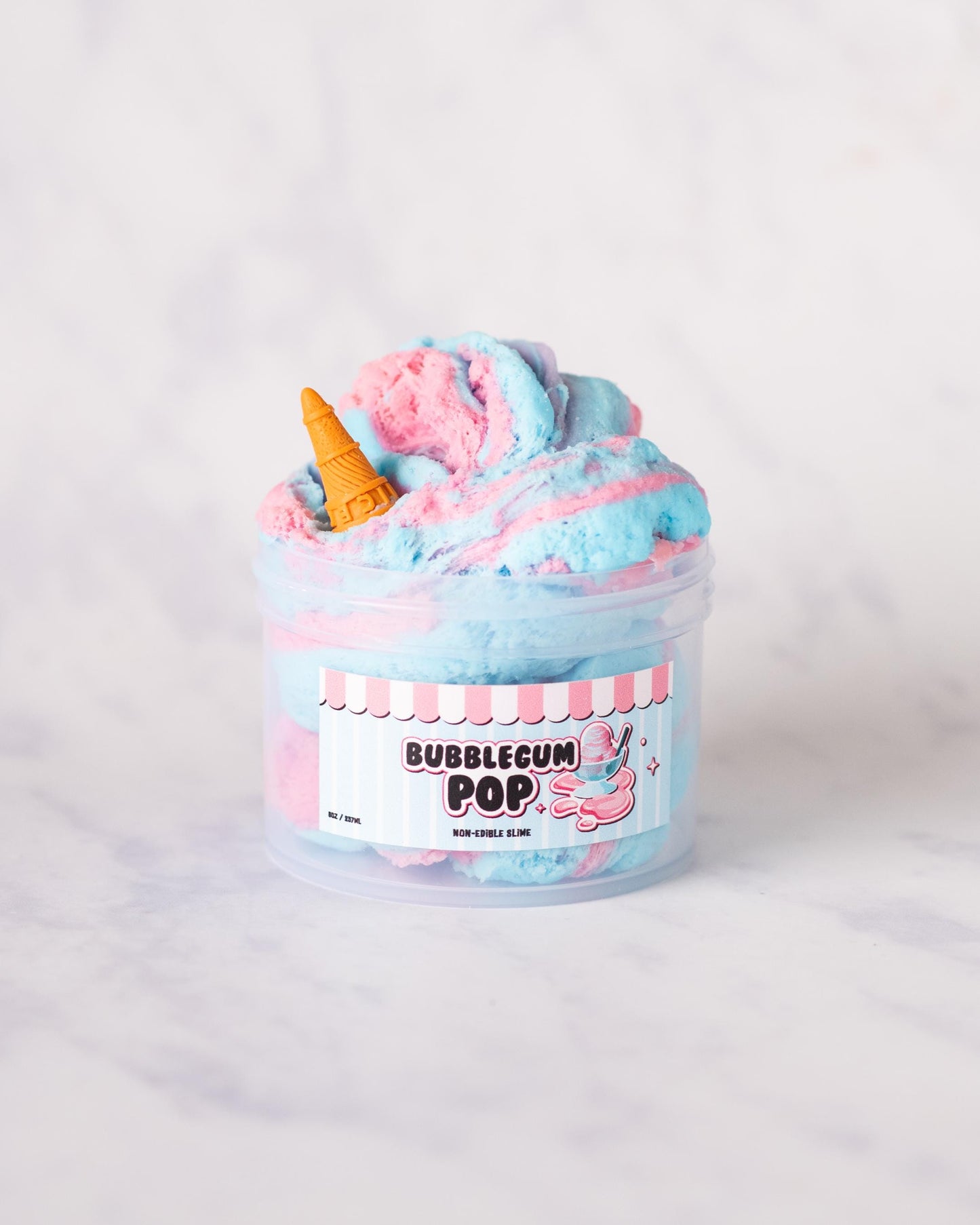 Bubblegum Pop Cloud Cream Scented Slime 8oz