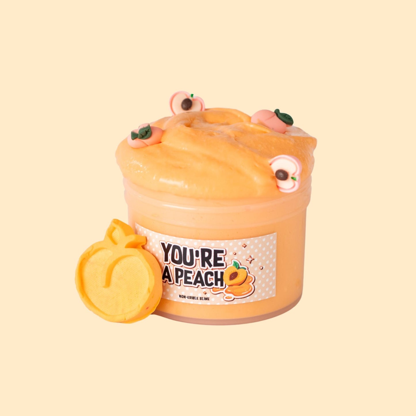 Peach Scented Butter Scented Slime 8oz