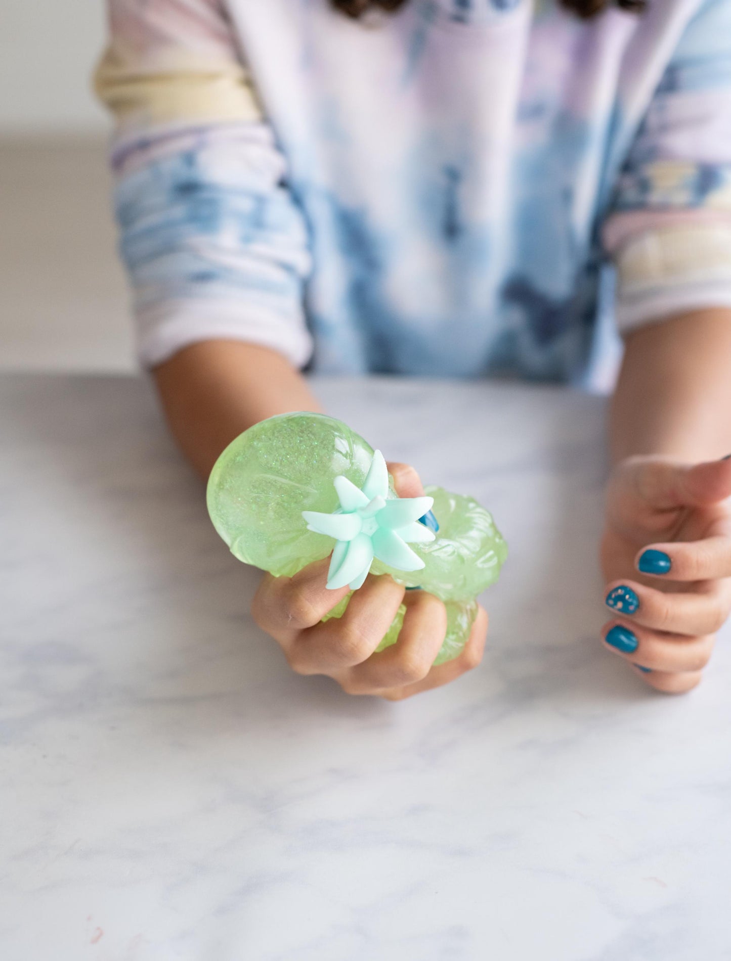 Pineapple Sparkle Stress Ball: Sensory Squeeze Toy, Anxiety Relief