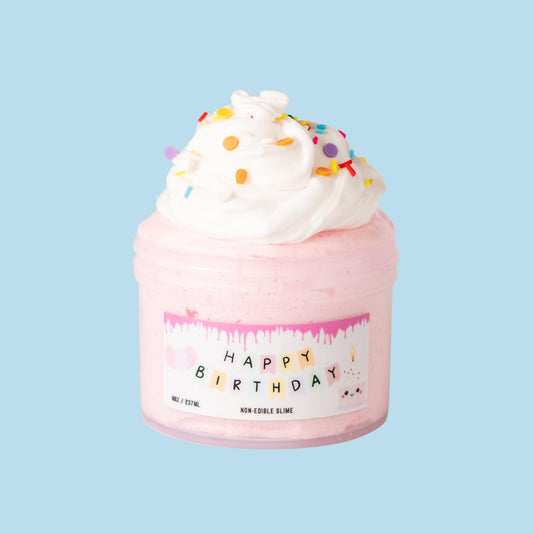 Happy Birthday Scented Slime Butter/Frosting 8oz