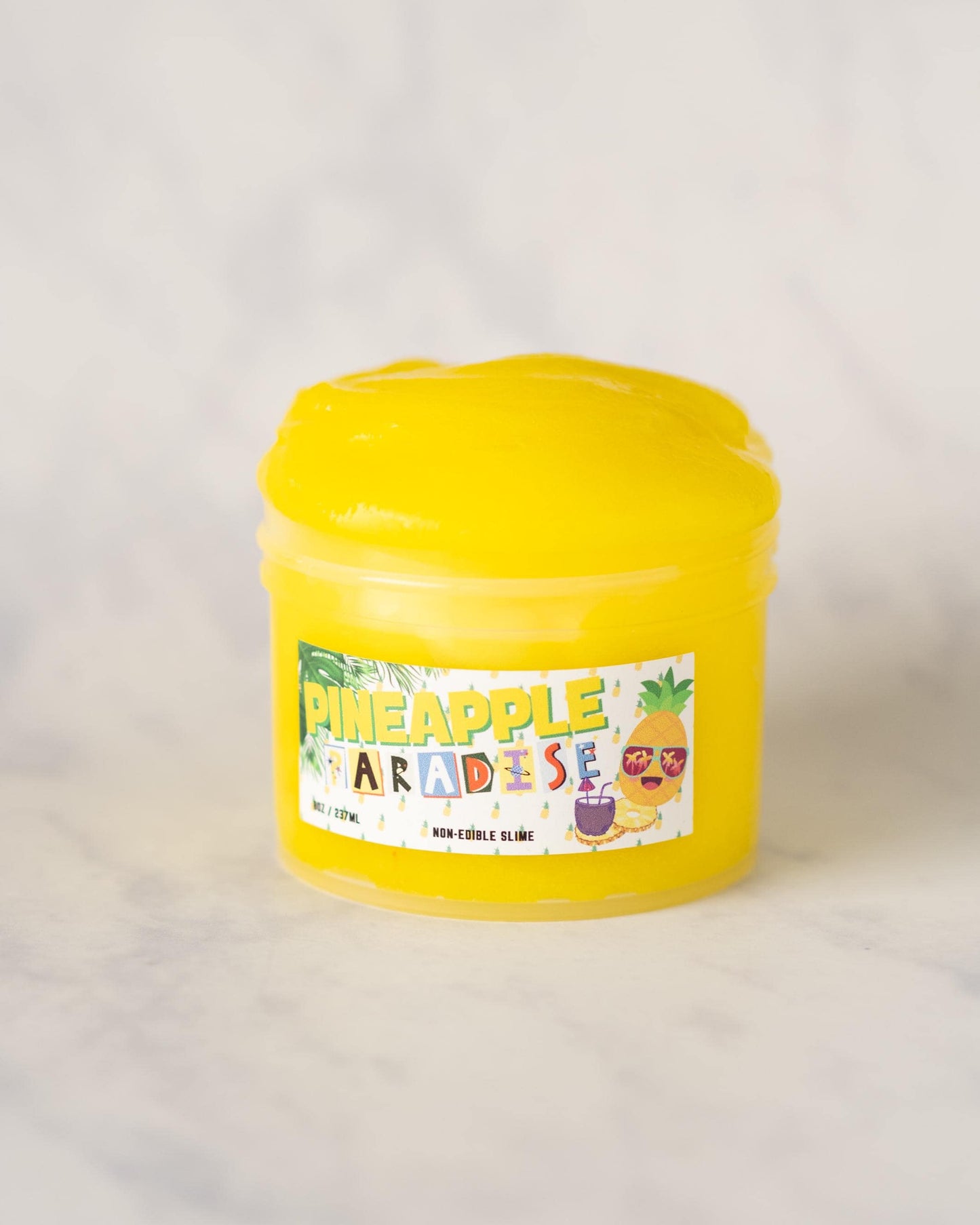 Pineapple Paradise Clear Thick Scented Slime 8oz