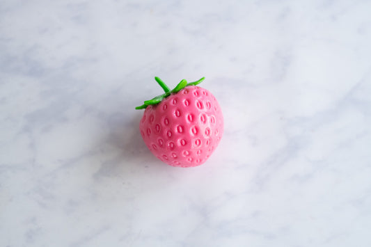 Strawberry Squishy Stress Ball by Lil' Slimetastic, view 2