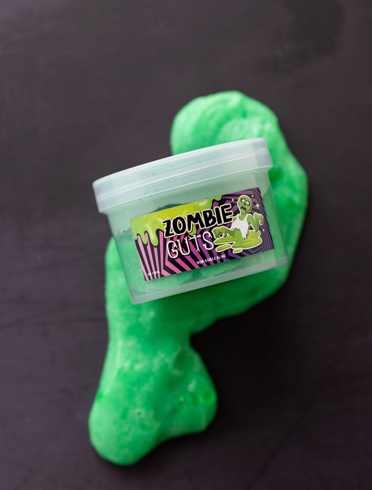 Zombie Guts Fishbowl Halloween Slime 8oz by Lil' Slimetastic, view 3
